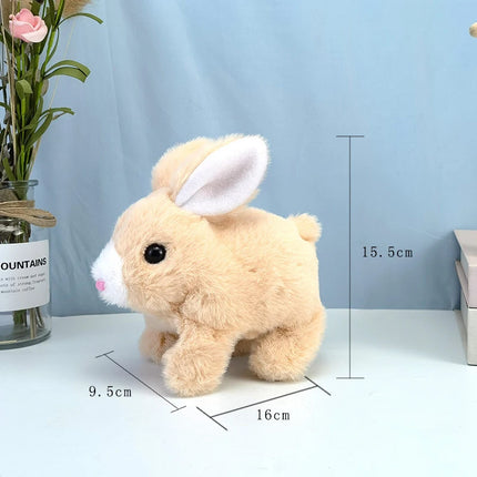 Children Puzzle Electronic Toys Electric Stuffed Rabbit Walk Bark Nod Birthday Parties Holiday Gifts Room Decoration