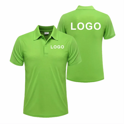 Summer Casual Breathable Polo Shirts Company Logo Custom Print Embroidery Personalized Design Men And Women Short-Sleeved Tops