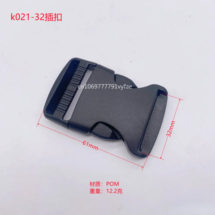 15~51mm Plastic Hardware Dual Adjustable Side Release Buckles Outdoor Backpack Belt Bag Parts Strap Webbing