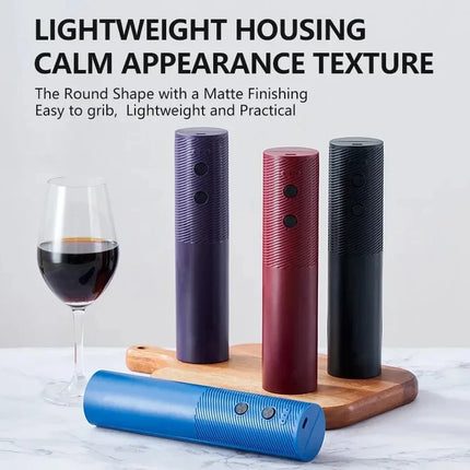 HOMEFISH Electric Wine Bottle Opener Automatic Red Wine Corkscrew Rechargeable Wine Opener Wine Tools Kitchen Products