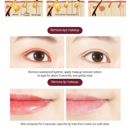 ZVEV Micelle Water - 40 capsules, plant essence purification for eyes, lips and face, essential makeup remover for trave