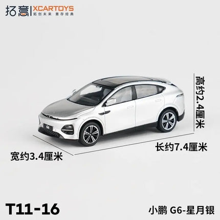 XCARTOYS 1:64 Scale XPeng G9 G6 X9 Series Alloy Car Model Diecast Simulation Original Design