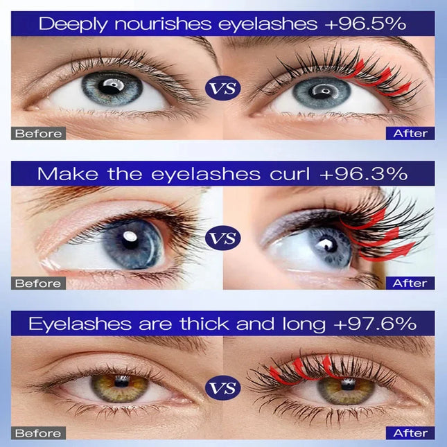 Fast Eyelash Growth Serum Natural Eyelashes Enhancer Longer Thicker Eyebrows Lift Essence Fuller Lashes Eye Care Korean Cosmetic