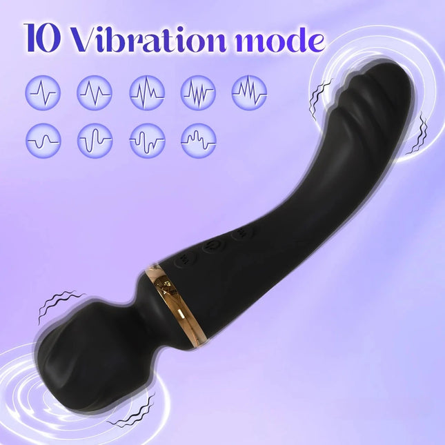 Y-Pao Dual Motor AV Wand Vibrator G-Spot Clitoral Stimulator Female Vibrador adult sex toys For Women Deep Tissue Massager