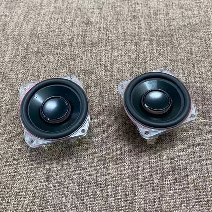 SOTAMIA 2Pcs Crystal Speaker 1.5 Inch Full Range Aluminum Basin 4 Ohm 15W Audio Sound HIFI Loudspeaker for Bluetooth Speakers