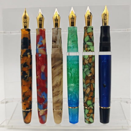 ADMOK 766 Vacuum Filling Fountain Pen NO.6 Schmidt BOCK Nib Vintage Design Classic Gift For Collector Business Writing Gift Pen