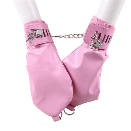 Handcuffs Mittens Boot Booties Leather Gloves Dog Paw Padded Fist Mitts Socks BDSM Bondage Sex Toys Gloves Puppy Play Fetish