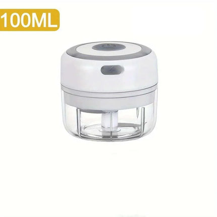 Mini Crusher Chopper USB Charging Garlic Mincer Electric Garlic Chopper Powerful Ginger Garlic Onion Meat Masher 100/250mL