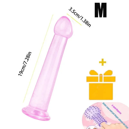 Transparent Realistic Dildo Strong Suction Cup No Vibrator  Women Masturbator Anal Realistic Dick Sex Toys For Women Sex Shop 18