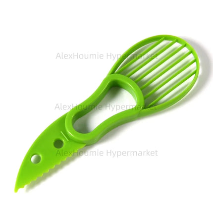 3-in-1 Avocado Slicer Shea Corer Butter Fruit Peeler Cutter Pulp Separator Plastic Knife Kitchen Vegetable Tools Home Accessory