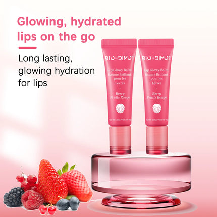 Liquid Lip Gel Mask Reduce Lip Moisturizing Lip Glow Blam Line Remove Dead Skin Peach Grape Lip Gloss Lips Care Product 10g