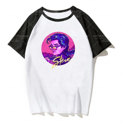 26 Hot Selling Adult Monster Cartoon Four Seasons Universal Printed Design Fashionable and Casual Versatile Soft Cotton T-shirt