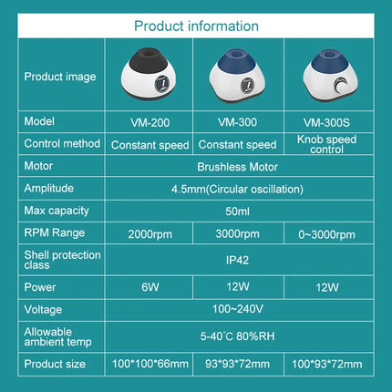JOANLAB Mini Vortex Mixer Lab Equipment Oscillator Shaker Lab Multifunctional mixer Tattoo Pigment Nail Polish Liquid Ink Mixer