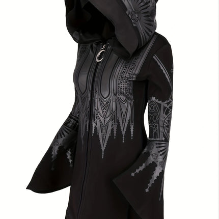 Chic Womens Hoodie - Asymmetric Casual Sweatshirt with Hood - Relaxed Fit, On-Trend Fashion for Everyday Style