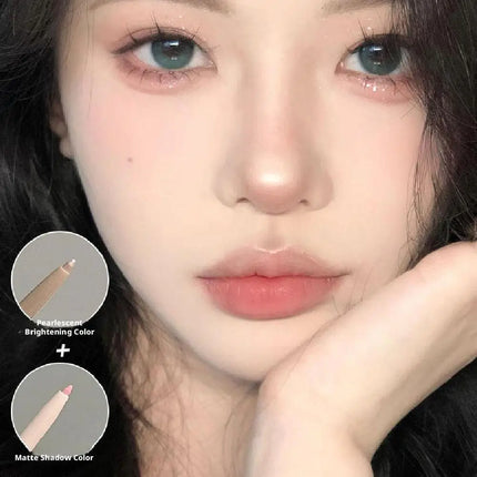 Charming Shiny Lying Silkworm Eyeliner Pencil Matte Waterproof Lasting Highlighter Eyeshadow Glitter Liquid Liner Eye Pencile