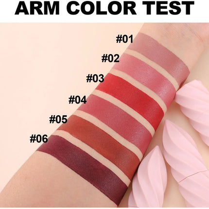 Matte Velvet Lipstick Ice Cream Long Lasting Waterproof Nourishing Moisturizing Highly Pigmented Satin Lip Gloss Non Stick Cup