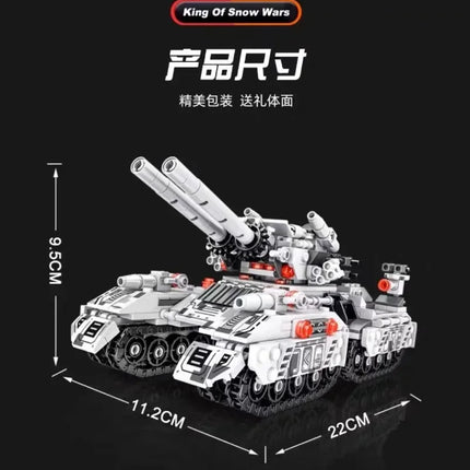 Newest 1900pcs World War 2 Military Vehicle Tank 8in1 Airplane Truck Model Building Block DIY Brick Kids Construction Toys Gifts