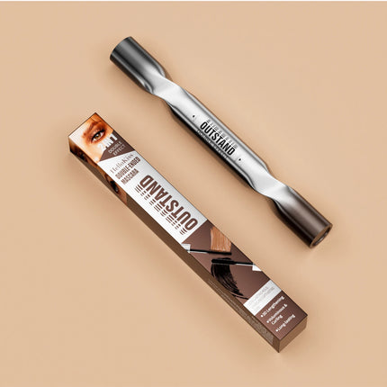 Double Ended Waterproof Mascara Black&Brown, Long-Lasting Lashes, Volumizing Lengthening for All Skin Types, Mascara Waterproof
