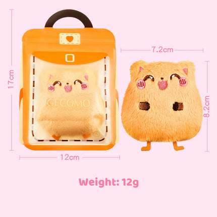 Cute Soft Plush Powder Puff Comfortable Skin-friendly Flocking Material Thick Large Powder Puff for Loose Powder Setting Makeup