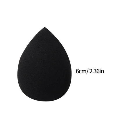 3/5PCS black makeup sponge powder puff set, a facial makeup tool that expands when exposed to water without powder sticking