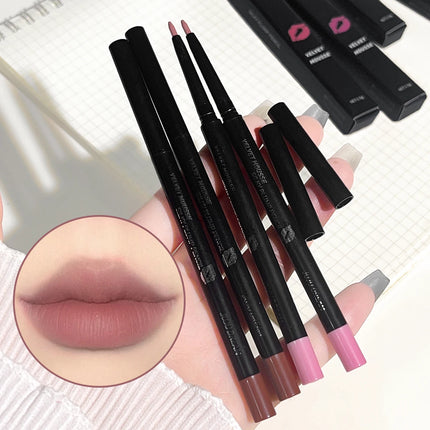 Long-Lasting Waterproof Matte Lip Liner Hydrating Non-Sticky Lip Makeup Contours Lips 5 Shades Available Lipstick Replacement