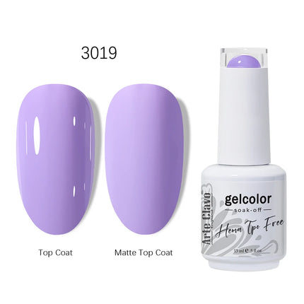 Arte Clavo HEMA TPO FREE Gel Nail Polish 15ML Long Lasting For Manicure Semi Permanent Nail Art UV LED Gel Varnish Nail Supplies