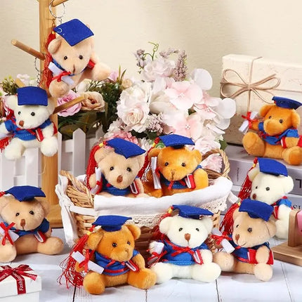 Graduation Bear Plush Gift Bulk 2026 Bear Stuffed Animal with Cards Graduation Cap Class of 2026 Presents for Kindergarten Eleme