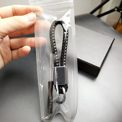 3D Metal Leather Braided Woven Rope Keychain Key Chain Rings Commercial Affairs For Skoda For Mitsubishi For Hyundai