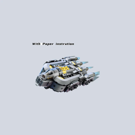 2026 New 701pcs Requiring Assembly Starship Blocks Model Space World Movie Christmas Birthday Toy for Family Decor Gifts