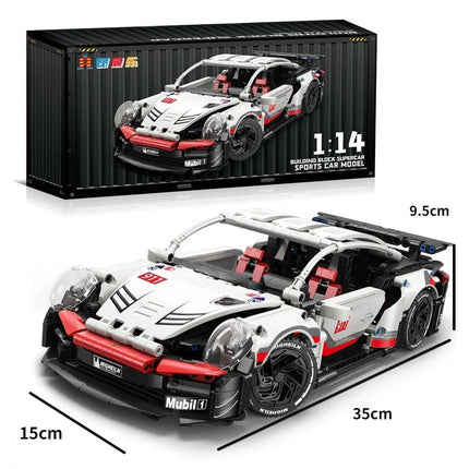 Building Blocks Roadster Technology 1:14 Racing Roadster building blocks Assembly brick vehicle toy gift for boys