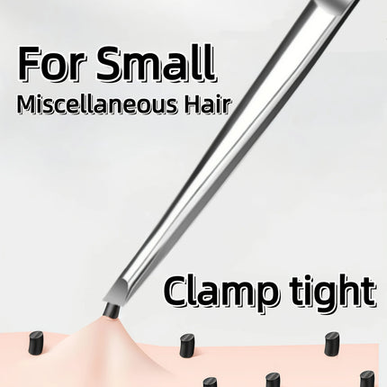 High-quality Stainless Steel Tweezers Suitable for Eyebrow and Beard Grooming Multi-functional Beauty and Facial Care Tool