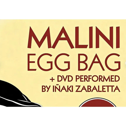 Malini Egg Bag Pro (Bag Gimmick and ALL) - Trick Stage Magic Gimmick Fun Illusion Classic Magic Close Up Magia Magician Toys
