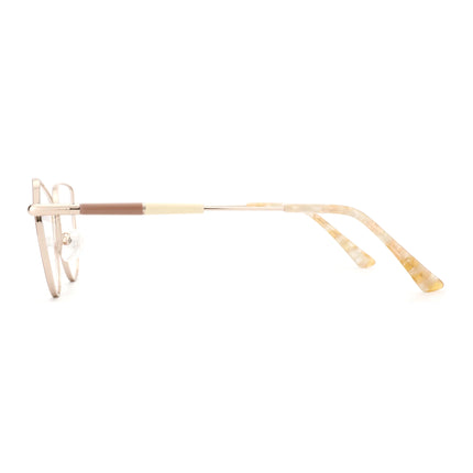 ZENOTTIC M Size Fashion Cat Eye Metal Prescription Glasses Woman Butterfly Optical Eyeglasses