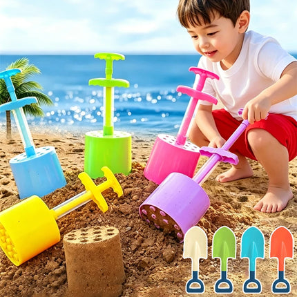 Kids Water Play Beach Toys Sandbox Mold Set Shovel Castle Building Wall Honeycomb Briquette Mold Summer Outdoor Sand Play Game