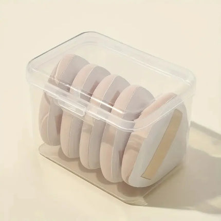 5pcs Triangle Makeup Sponge Puff Set with Box Wet Dry Dual-Use Foundation Loose Powder Puff Makeup Sponge Beauty Egg Blenders