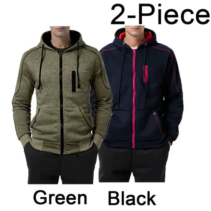 Men's Full Zip Hoodie Jacket Hooded Plain Pocket Sports Outdoor Daily Sports Hot Stamping Designer Basic Casual Sweatshirts