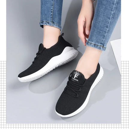 2025 Sports Running Shoes Women's Mesh Breathable Walking Women's Sports Shoes Comfortable and Fashionable Casual Sports Shoes
