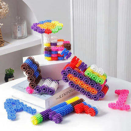 420 DIY round building blocks, character bricks, educational and creative children's educational toys, children's DIY gifts