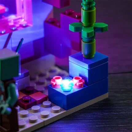 LED Light Kit for Axolotl House Building Set - USB & Battery Powered Lighting