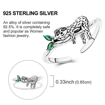 Opening Ring 925 Original Silver Adjustable Three-color Butterfly Fire Dragon Ring Fashion Jewelry Birthday Gift For Women