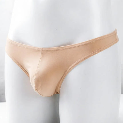 Men's Thongs String Sexy Briefs Underwear Breathable Thong Silky Panties Low Waist Shorts G-String Jockstraps Gay Erotic Panties