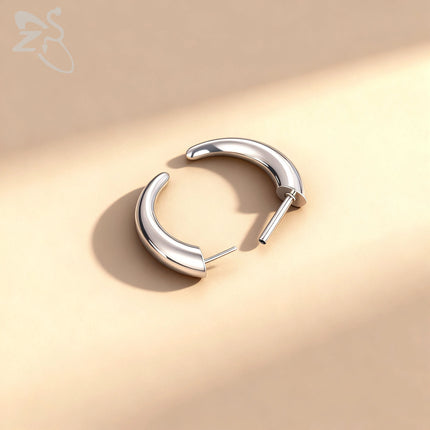 ZS 1PC 16G Buffalo Horn Nose Piercing Stainless Steel Pincher Plug In Septum Ring Stretcher Expander Gold Color Nose Ring 8mm
