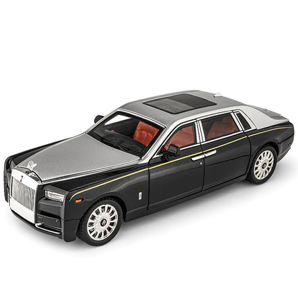 1:18 Phantom Diecast Toy Cars Model Simulated Pull Back Limousine Zinc Alloy Metal Toy Car Gifts Collection