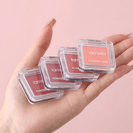 1Pc Face Blusher Matte Natural Cheek Tint Brighten Face Waterproof Face Contouring Cosmetics Blush Powder Soft Female Makeup