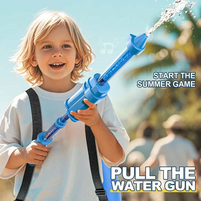15L Pull Type Large Capacity Backpack Water Gun for Adults Summer Beach Pool Outdoor Drifting Water Play Toys for Kids Water Gun