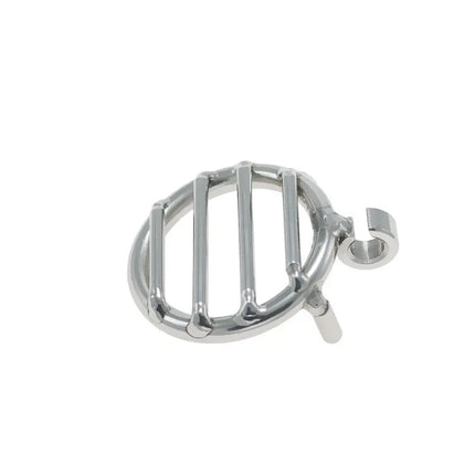 Cock Cage Lockable Chastity Belt Penis Ring Metal Cock Cage Chastity Device Erotic Sex Toys For Men Ball Scrotum Stretcher
