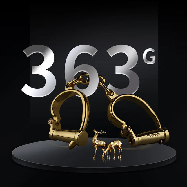 LOCKINK Zinc Alloy Sex Handcuffs BDSM Foot Cuffs Flirtation Role Play SM Bondage Couples Slave Roleplay Games for Men and Women