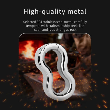 FRRK Weight Scrotal Ring Stainless Steel Ball Stretcher Metal Lock Ring Male Bondage Adult Intimate Personal Restraint Wear Toy