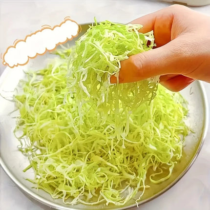 Multi Handheld Mandoline Slicer - Stainless Steel V Blade, with Cleaning Brush, Comfort Grip, Easy to Clean, for Kitchen, Vegeta