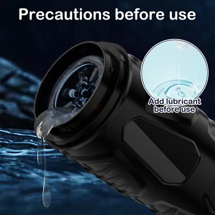 Telescopic Rotating Male Masturbator 7 Thrusting Rotation Modes Automatic Mastubator Cup for Men Blowjob Sex Toys Penis Pump